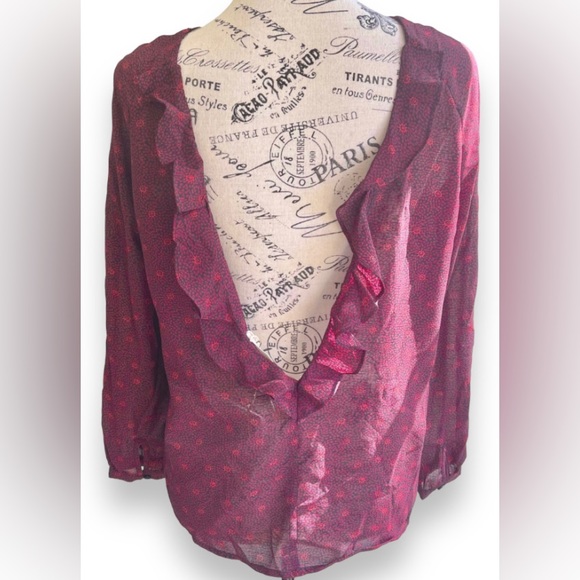 NWT BA&SH Rita Open Back Top - Bordeaux 🔥SOLD OUT🔥 - Picture 6 of 11